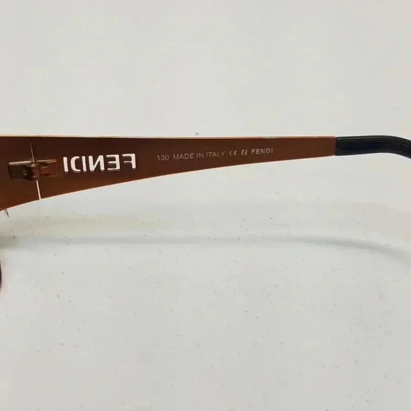 Fendi Eyewear Rectangle Sunglasses Bronze - Picture 7 of 10